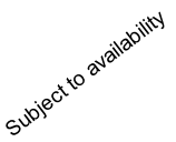 Subject to availability
